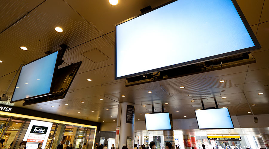 サイネージ取付工事